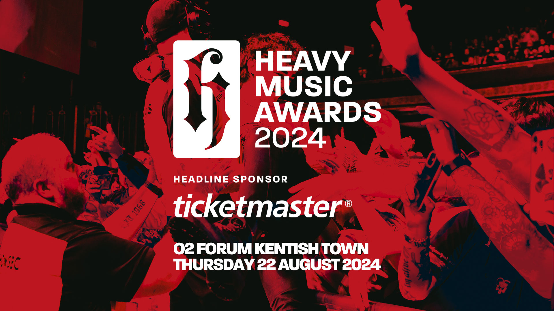 Ticketmaster Announced As Headline Sponsor For The Heavy Music Awards 2024 Ticketmaster